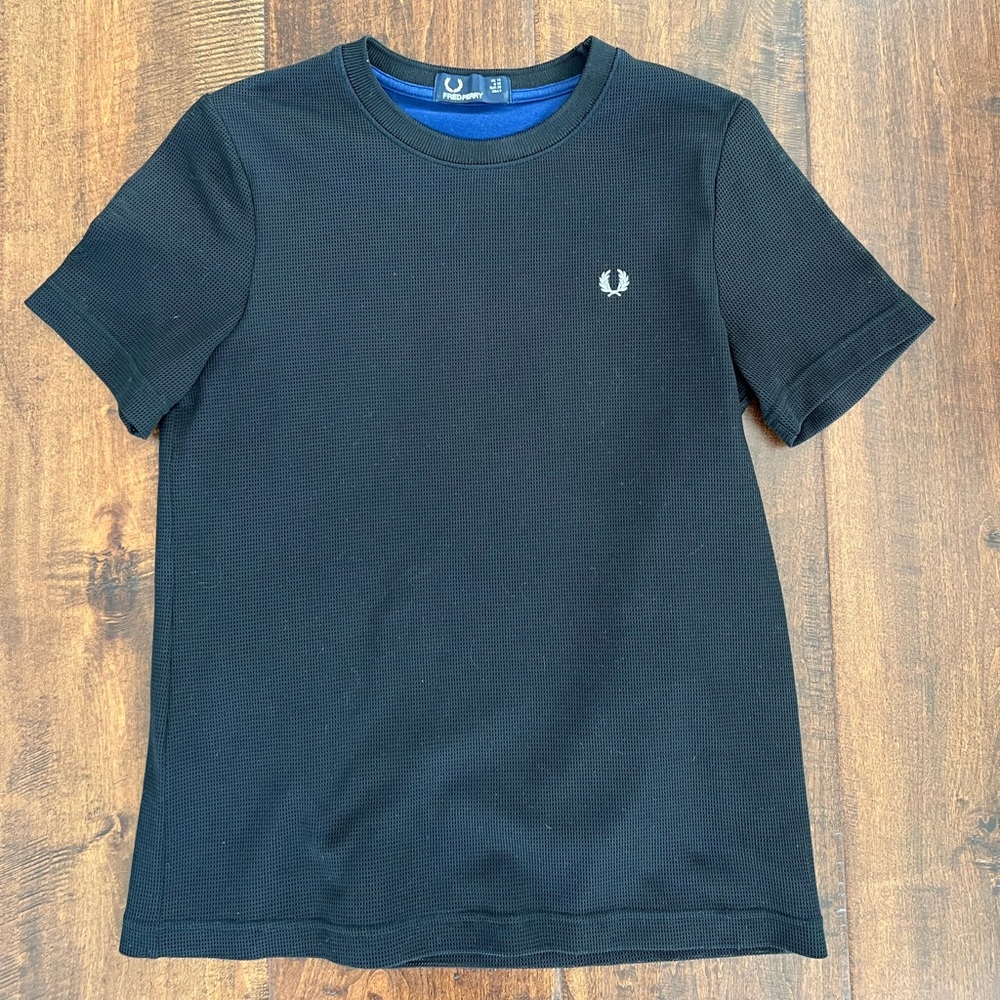Fred Perry Classic Black Short Sleeve Tee